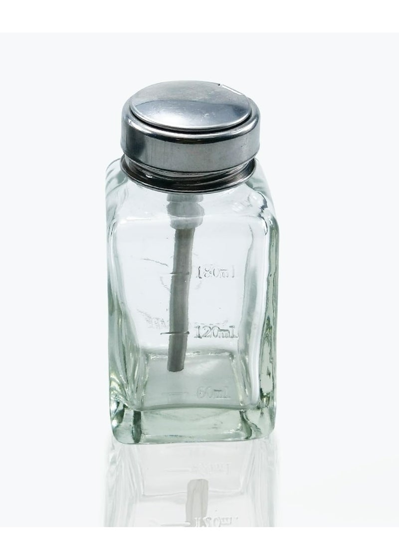 Oasisgalore Empty Glass Bottle: Designed has a normal capacity of 180ml.  - Image 1