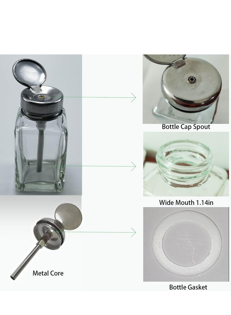 Oasisgalore Empty Glass Bottle: Designed has a normal capacity of 180ml.  - Image 3