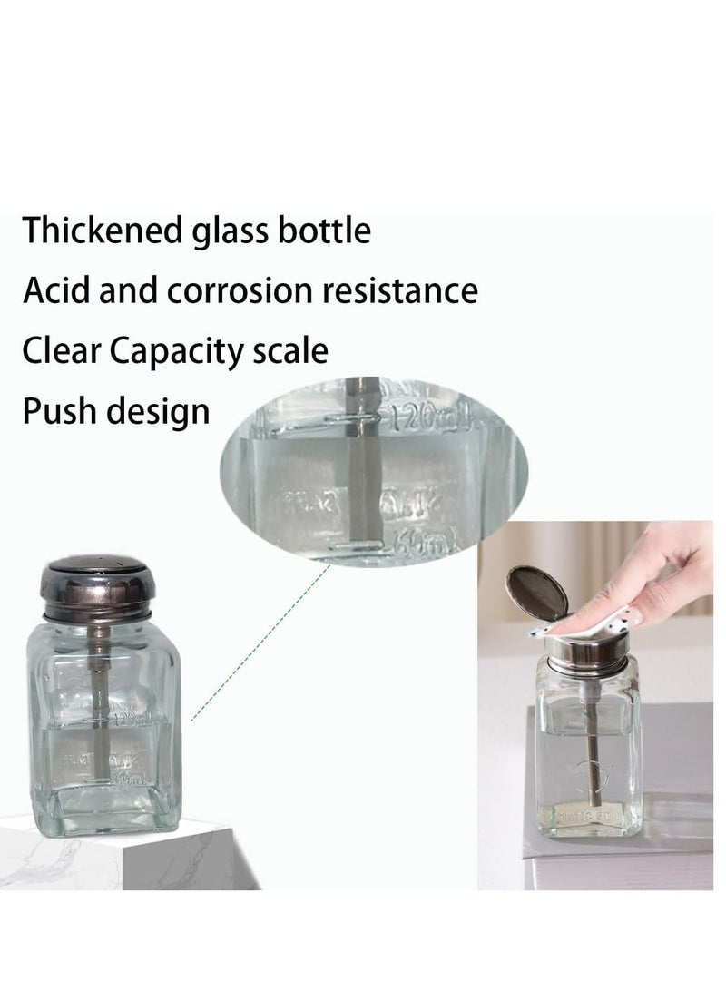 Oasisgalore Empty Glass Bottle: Designed has a normal capacity of 180ml.  - Image 4