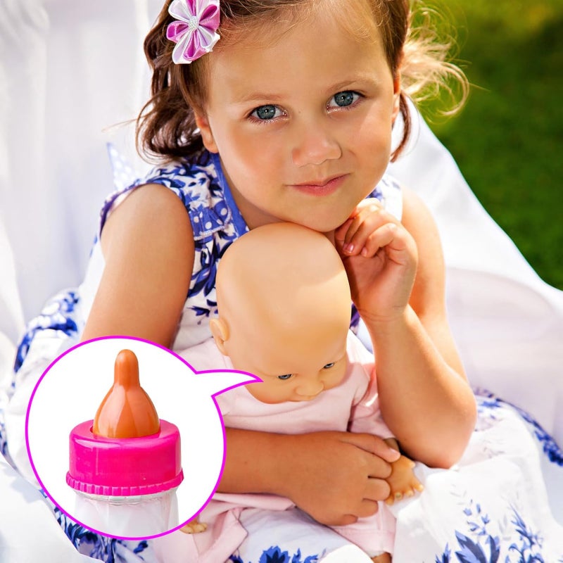 Children's simulated feeding role-playing toy set, magic feeding bottle, inverted liquid disappearing juice bottle (including feeding bottle, juice bottle, pacifier accessories, suitable for over 3 years old) - Image 4