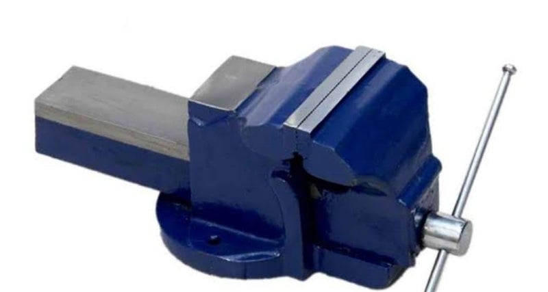 Meezan Bench Vice with Hardened Jaw Ideal for hammering chipping And other tough applicationsNo 1 Rigid And Robust  - Image 1