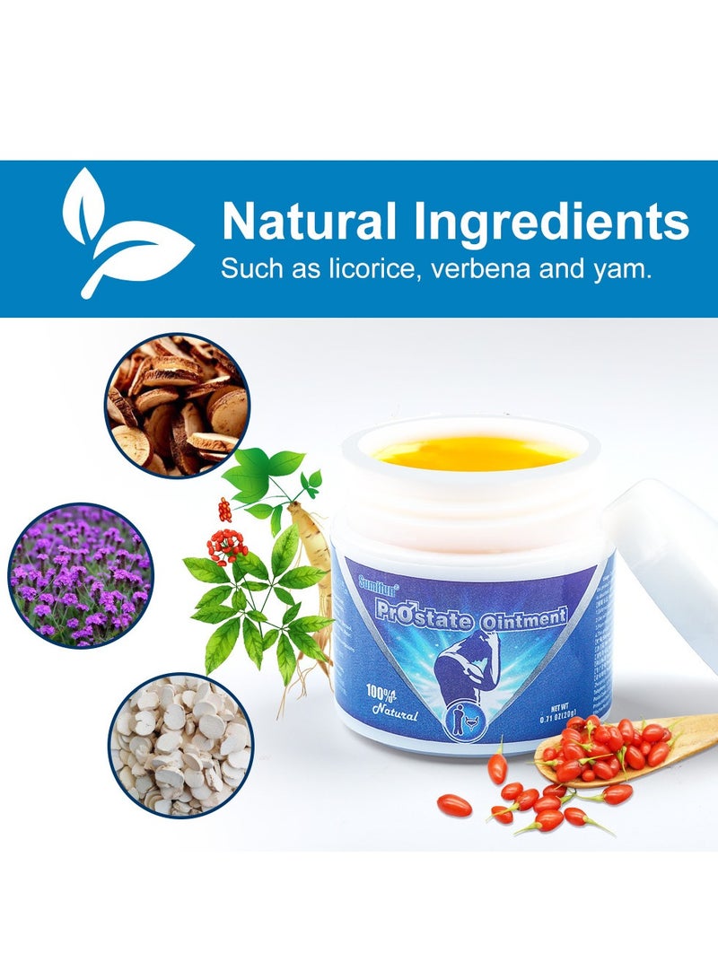 Sumifun 3-Pcs,100% Natural Prostate Ointment,Relieve Frequent Urination Improve Overall Prostate Health Cream For Male - Image 4