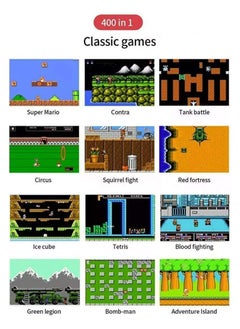 BSNL BSNL Retro Portable Mini Handheld Video Game Console 8-Bit 3.0 Inch Built-In 400 Games Blue  - Image 3