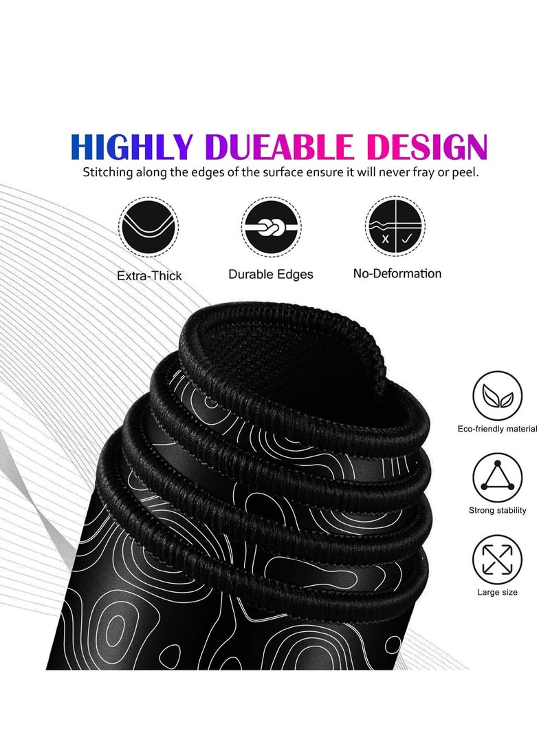 AULA Large Mouse Pad Extended Gaming Non-Slip Rubber Base Keyboard Mouse Pads 800 * 300 * 3mm - Image 4