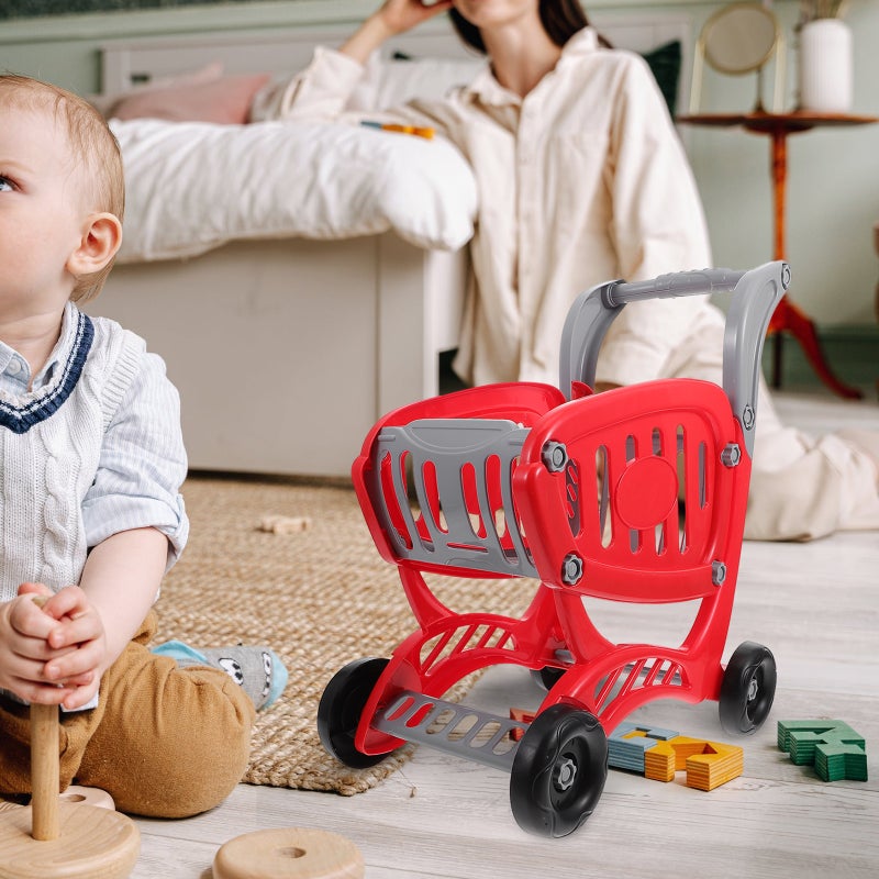 Simulation Shopping Trolley Toy Pretend Play Toy Kids Early - Image 1