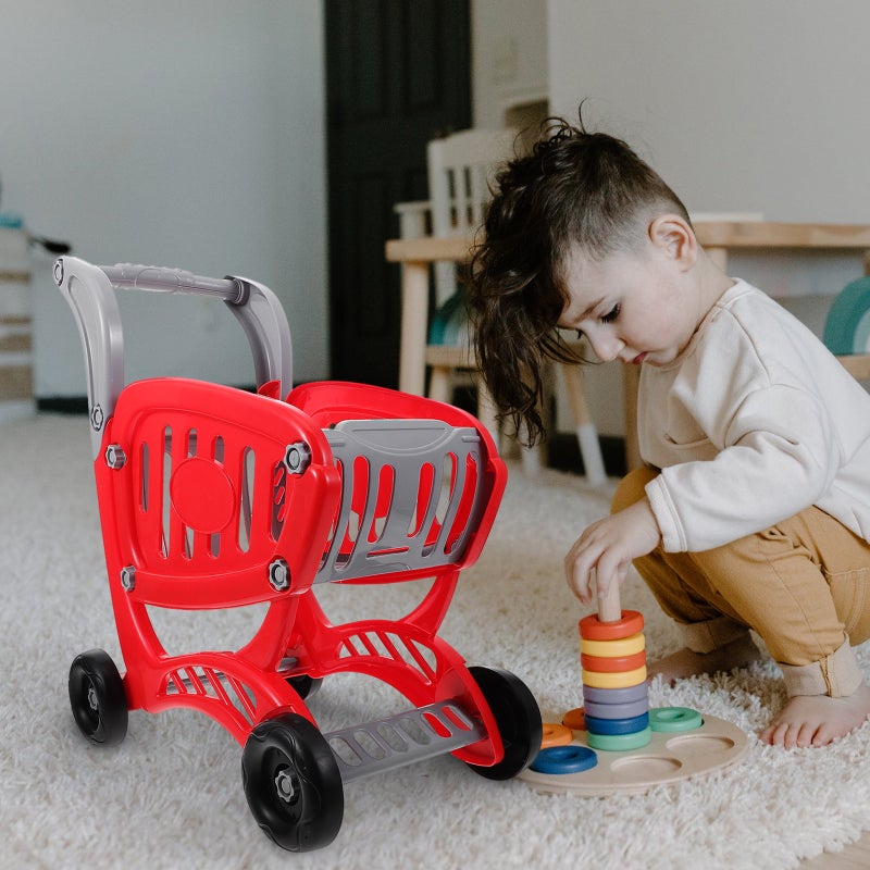 Simulation Shopping Trolley Toy Pretend Play Toy Kids Early - Image 3