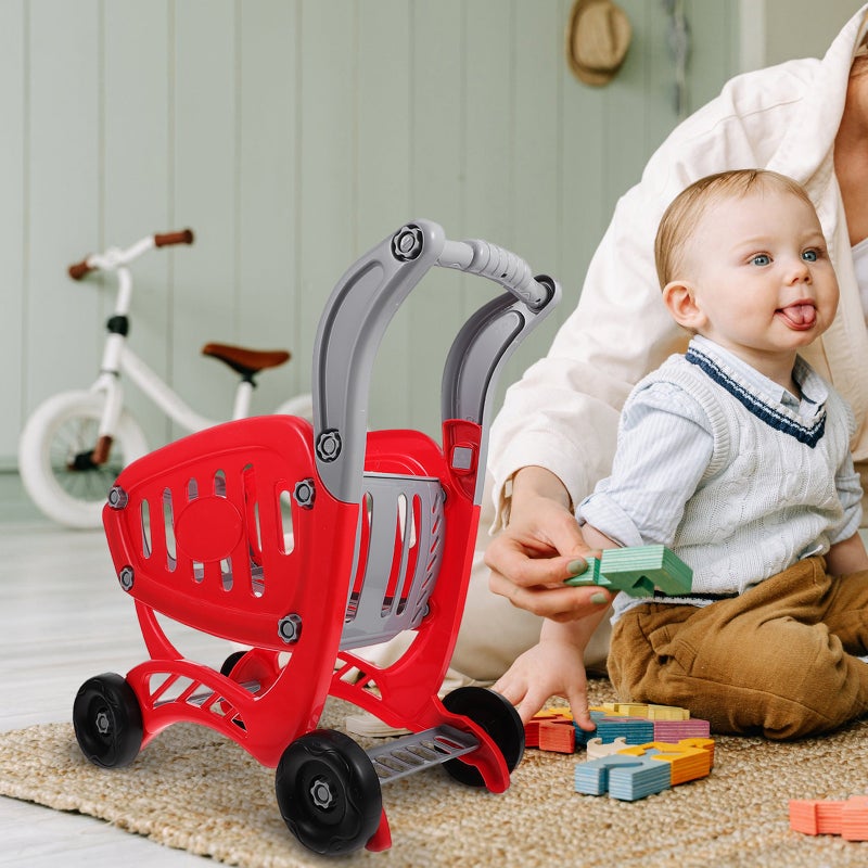 Simulation Shopping Trolley Toy Pretend Play Toy Kids Early - Image 4