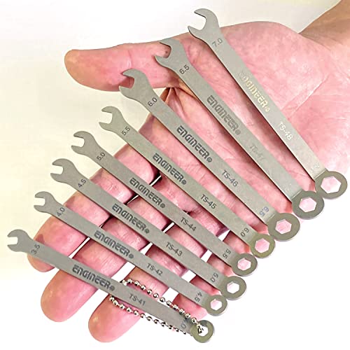 ENGINEER TS-04 Mini Spanner Set, Set of 8 - Image 2