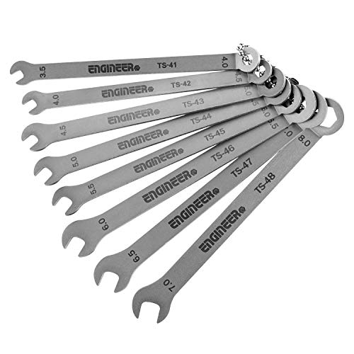 ENGINEER TS-04 Mini Spanner Set, Set of 8 - Image 1