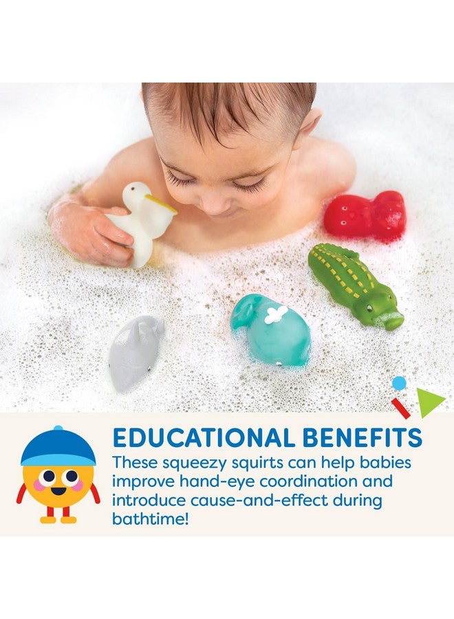 Battat - Assorted Bath Toys - 9Pcs Animal Squirters - Water Squirt Toys - Bath & Pool - 10 Months + - Bath Buddies (9Pcs) - Image 4