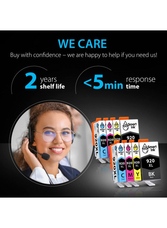 Smart Ink Compatible Ink Cartridge Replacement for HP 920 XL 920XL (2 Black, 2 Cyan, 2 Magenta, 2 Yellow, 8 Combo Pack) to use with HP Officejet 6000 6500 6500A 7000 7500A 7500 - Image 4