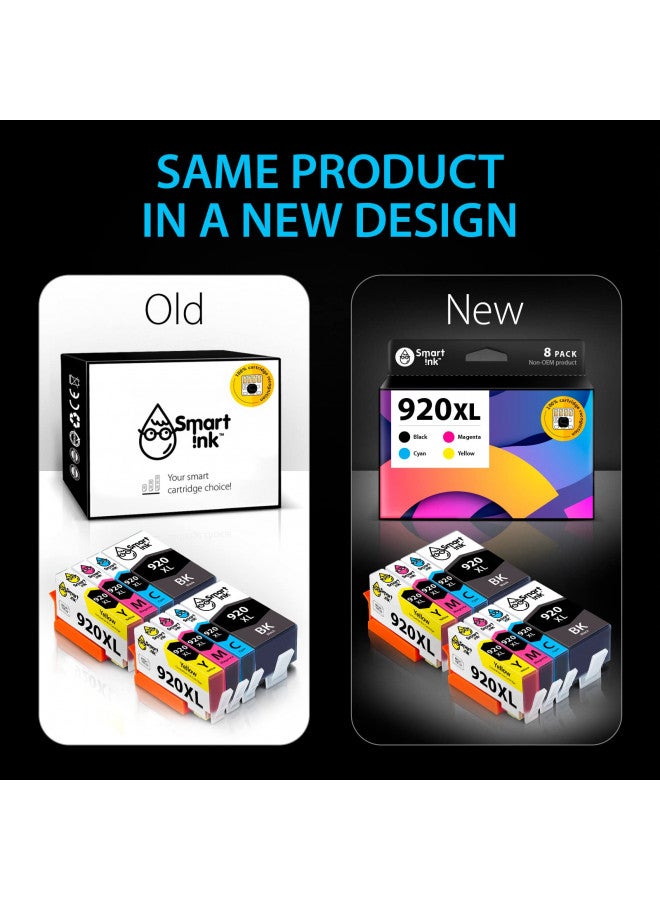Smart Ink Compatible Ink Cartridge Replacement for HP 920 XL 920XL (2 Black, 2 Cyan, 2 Magenta, 2 Yellow, 8 Combo Pack) to use with HP Officejet 6000 6500 6500A 7000 7500A 7500 - Image 3