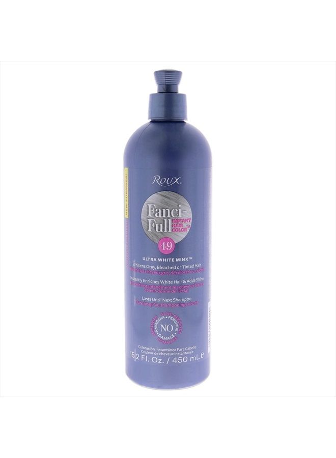 Roux Fanci-Full Rinse, 49 Ultra White Minx, 15.2 Fl Oz - Image 1