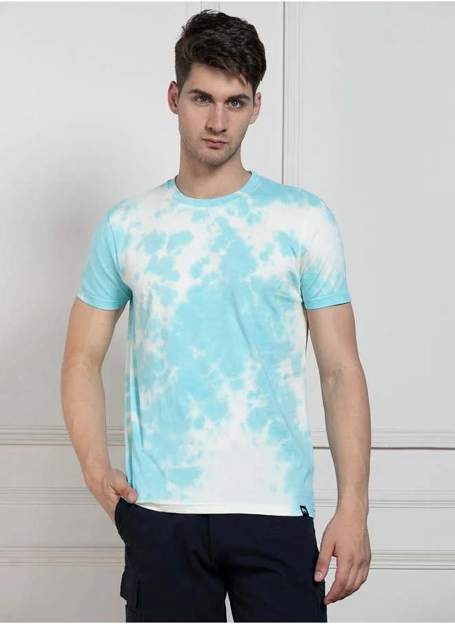Dennis Lingo Regular Fit Tie and Dye T-Shirt by Styli