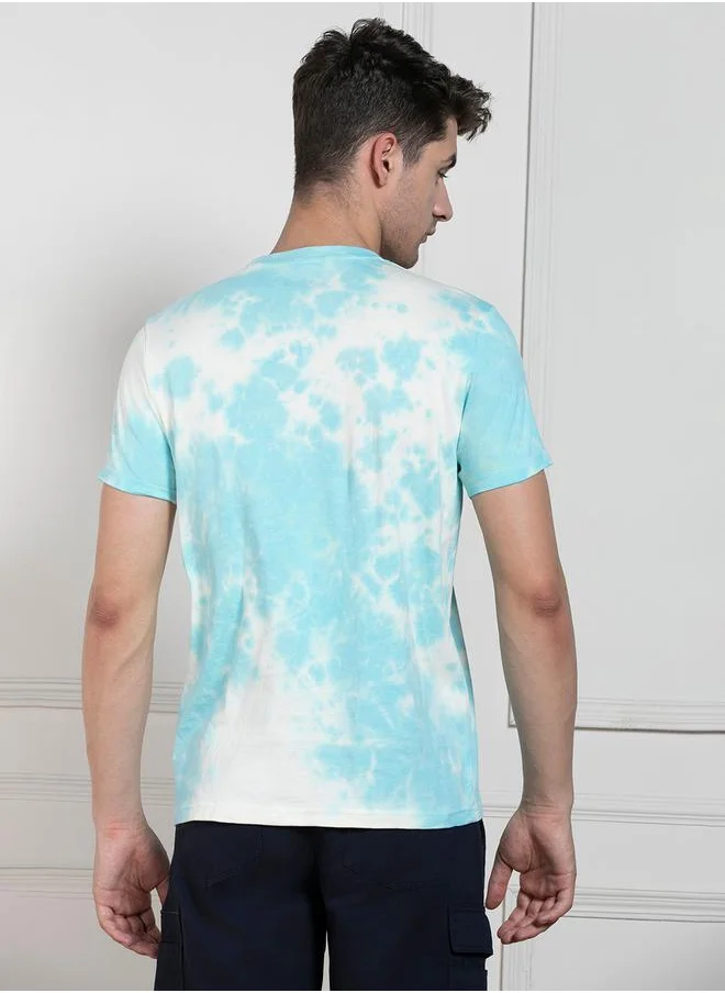 Dennis Lingo Regular Fit Tie and Dye T-Shirt by Styli