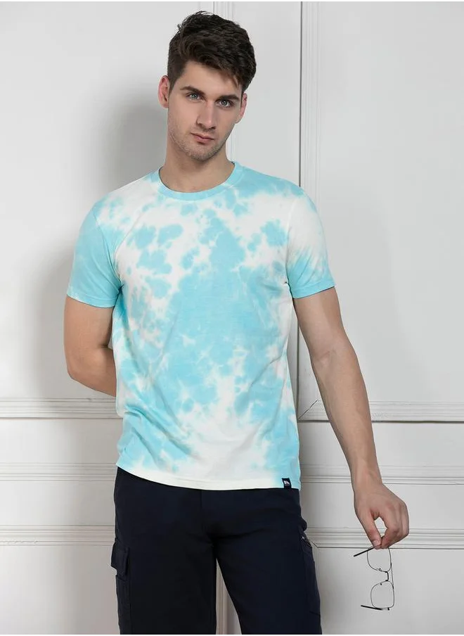 دينيس لينغو Regular Fit Tie and Dye T-Shirt