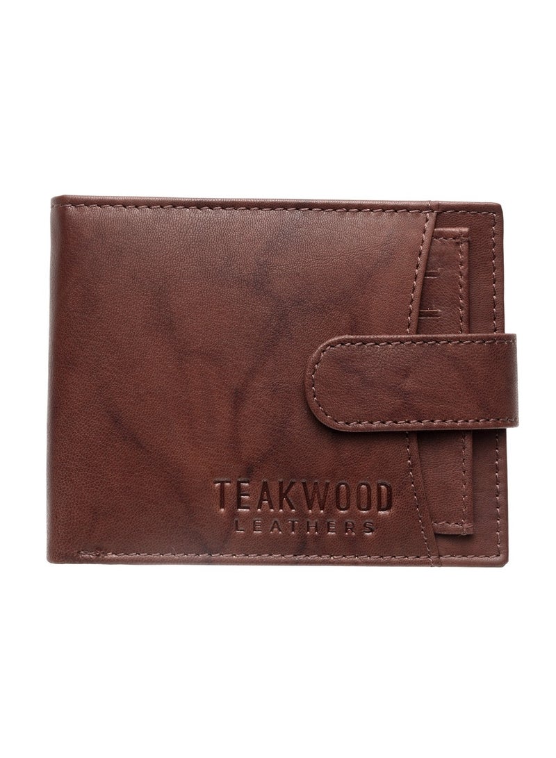 TEAKWOOD Genuine Leather RFID Wallet with Card holder and Coin pocket for Men - Image 2
