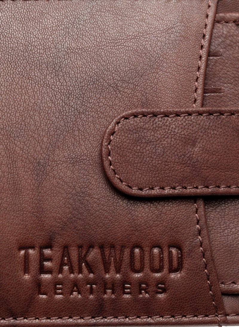 TEAKWOOD Genuine Leather RFID Wallet with Card holder and Coin pocket for Men - Image 3
