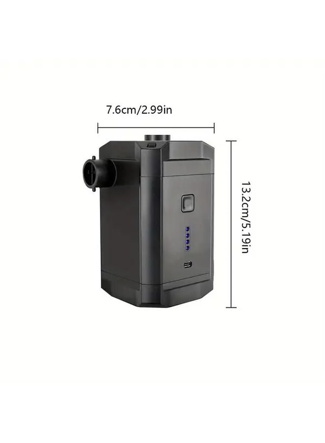 Cordless Rechargeable Fast Air Pump 5200mAh Portable Inflator Deflator For Mattresses Tubes Pools - Image 4