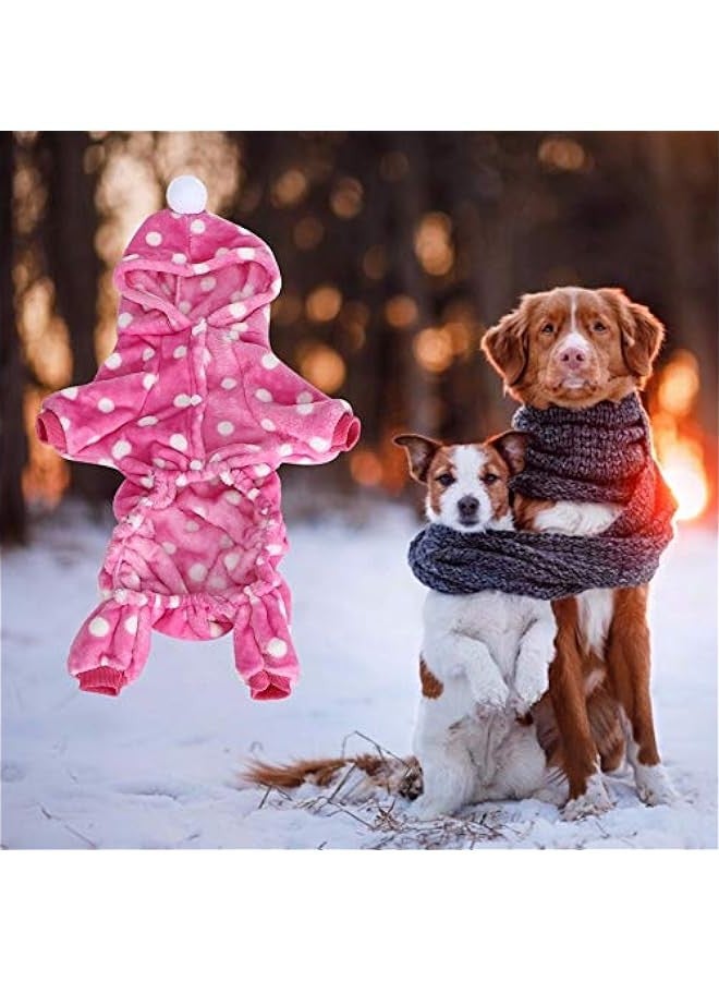 Doggy Fashion Jumpsuit Apparel Pet Dog Cat Warm Cartoon Pajamas Clothes Autumn Winter Pet Hoodies for Small Dogs and Cats(XL) - Image 2
