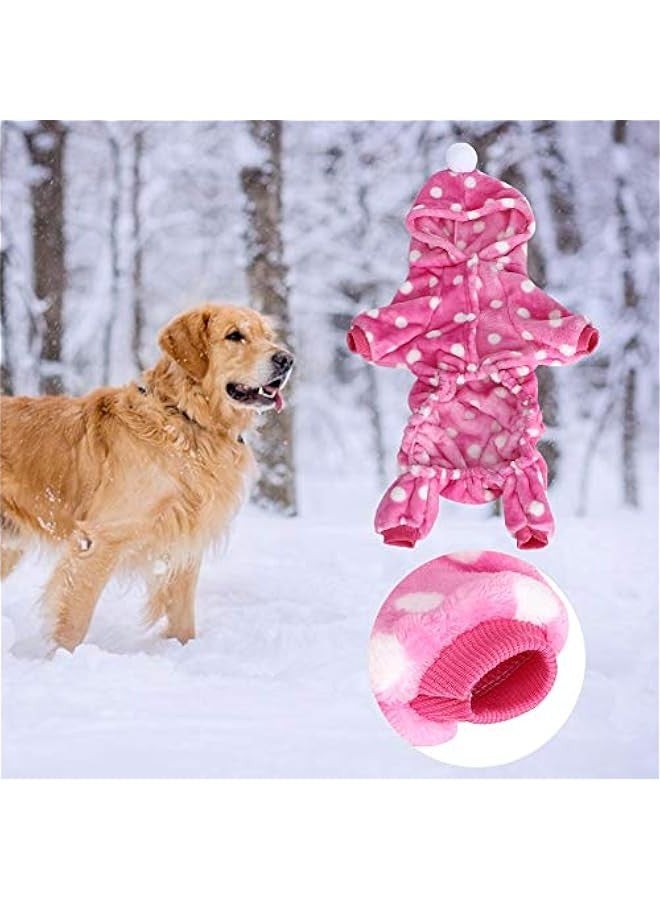Doggy Fashion Jumpsuit Apparel Pet Dog Cat Warm Cartoon Pajamas Clothes Autumn Winter Pet Hoodies for Small Dogs and Cats(XL) - Image 3