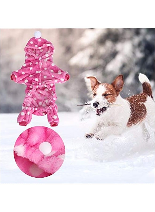 Doggy Fashion Jumpsuit Apparel Pet Dog Cat Warm Cartoon Pajamas Clothes Autumn Winter Pet Hoodies for Small Dogs and Cats(XL) - Image 4