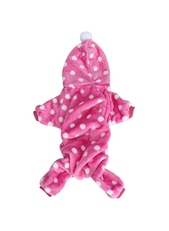 Doggy Fashion Jumpsuit Apparel Pet Dog Cat Warm Cartoon Pajamas Clothes Autumn Winter Pet Hoodies for Small Dogs and Cats(XL) - Image 5