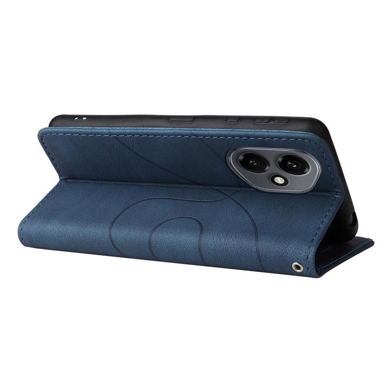 HuHa Case Cover For Honor 400 Global 156.5mm Dual-color Splicing Flip Leather Phone Case(Blue) - Image 5