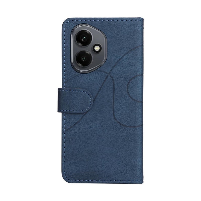 HuHa Case Cover For Honor 400 Global 156.5mm Dual-color Splicing Flip Leather Phone Case(Blue) - Image 3