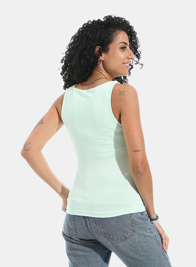 Xtcy bodysuit Thin Lining women Pistachio 2xl b31-Pistachio-2xl - Image 3