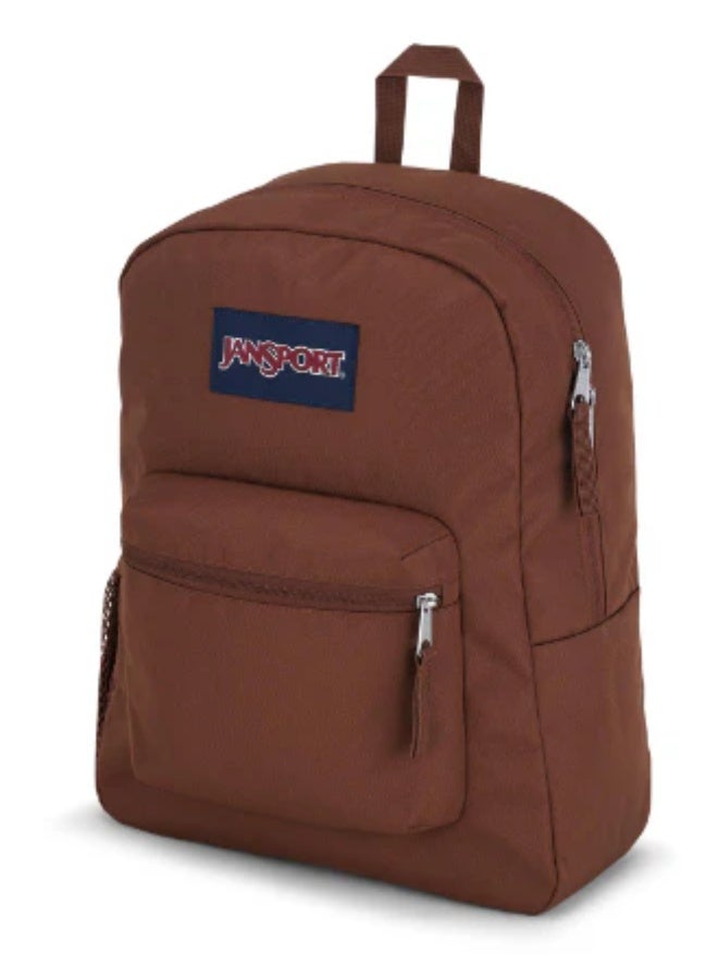 JanSport Unisex Fashion Backpack CROSS TOWN BASIC BROWN - Image 3