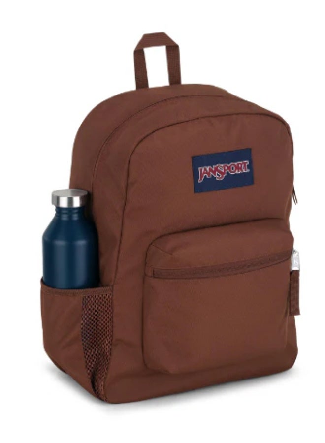 JanSport Unisex Fashion Backpack CROSS TOWN BASIC BROWN - Image 4