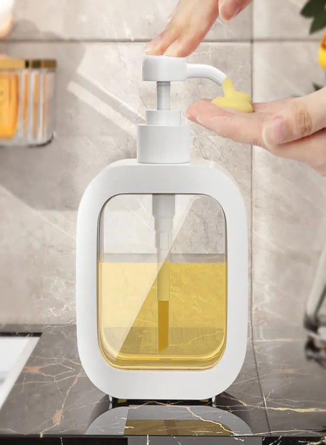 Nuvex Liquid Soap Dispenser for Kitchen & Bathroom Refillable Hand Wash, Dish Soap, Shampoo Pump Dispenser Bottle Stylish Sink Countertop Soap Dispenser for Home, Bathroom & Household Use (300 ml) - Image 1