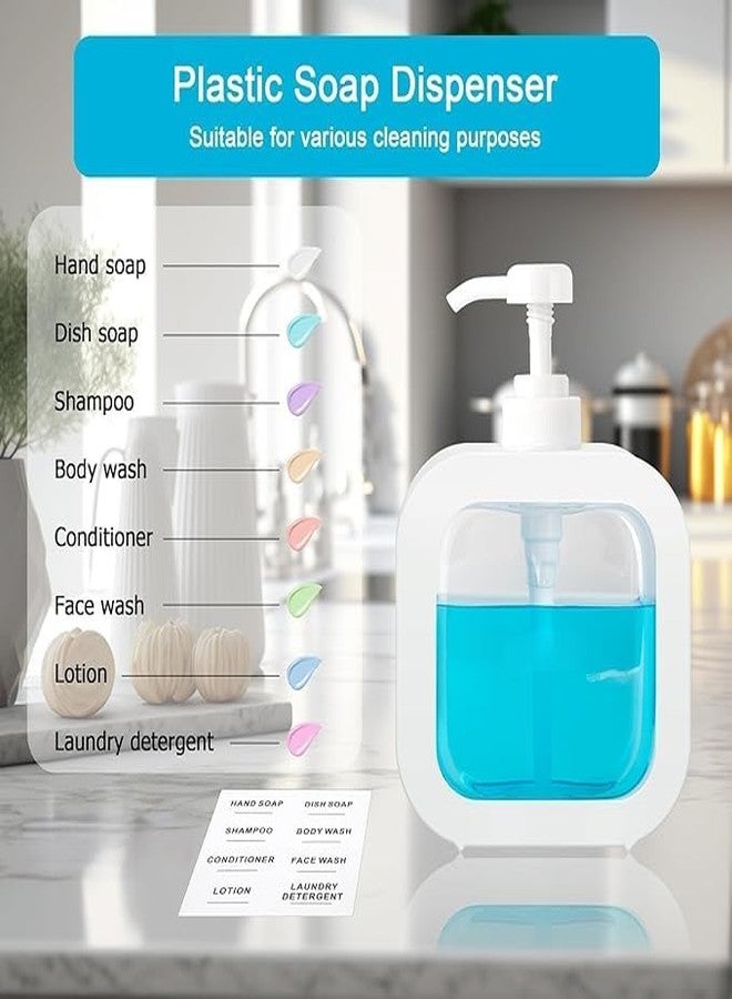 Nuvex Liquid Soap Dispenser for Kitchen & Bathroom Refillable Hand Wash, Dish Soap, Shampoo Pump Dispenser Bottle Stylish Sink Countertop Soap Dispenser for Home, Bathroom & Household Use (300 ml) - Image 4