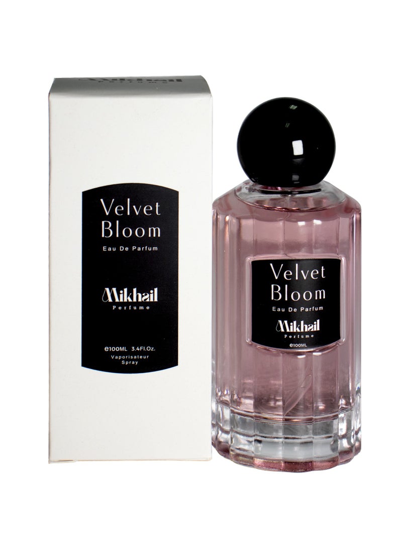 MIKHAIL Velvet Bloom by Mikhail | Sophisticated Floral Perfume for Women | Fresh Litchi, Rhubarb, Bergamot & Nutmeg | Long-Lasting, Elegant Eau de Parfum - Image 1