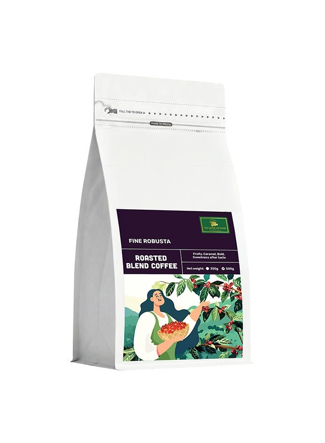 The Caphe Vietnam Robusta Coffee Blend – Medium Roast (Whole Beans) 500g | Balanced & Full-Bodied, Freshly Roasted in Dubai - Image 1