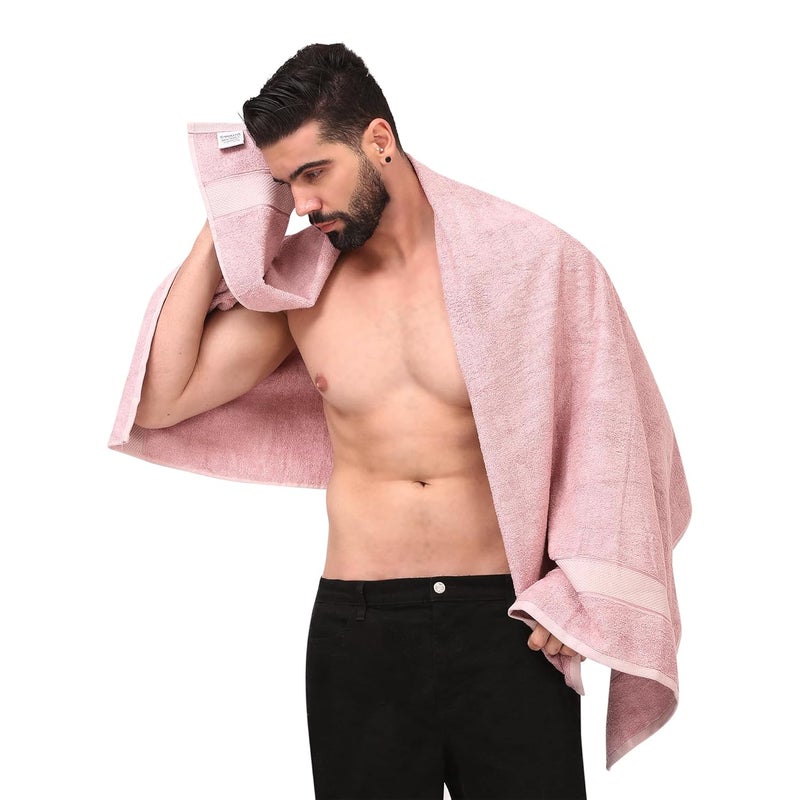 Dollar Bath Towels Bamboo 600 GSM Bath Towel Set Pack of 1 - Image 1