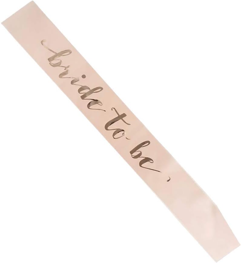 klarako 1 Piece Stylish Bride Badge Sash Fancy Dress Hen Party Accessories Decoration for Hen Night Party Favor Wedding Favor - Image 1