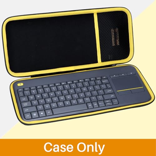 Lebakort Hard Carry Case Compatible with Logitech K400 Plus Touch with Easy Media Control and Builtin Touchpad - Image 3
