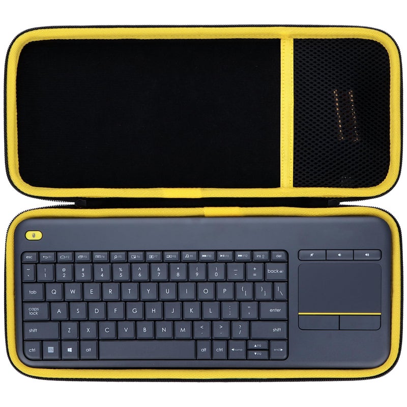 Lebakort Hard Carry Case Compatible with Logitech K400 Plus Touch with Easy Media Control and Builtin Touchpad - Image 2