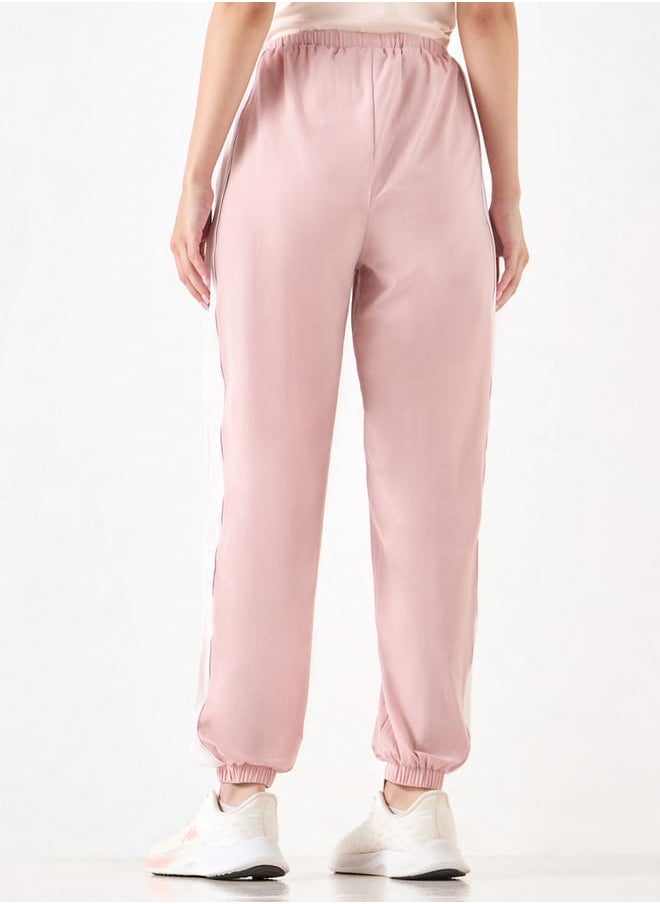 Kappa Kappa Panelled Joggers with Drawstring Closure and Pockets  - Image 3