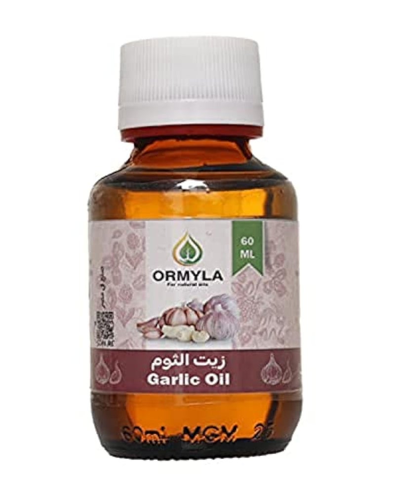 Ormyla Garlic Oil Virgin for Hair, Skin and Body, 60 ml