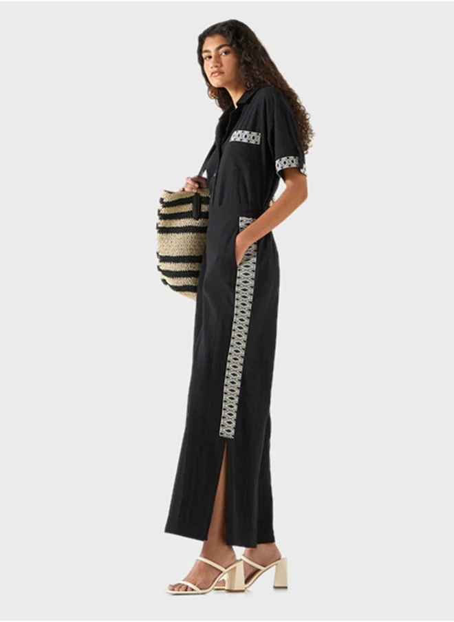2Xtremz Embroidered Wide Leg Pants