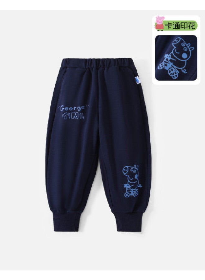 Peppa Pig spring Boys' Breathable Comfortable Sports Jogger Pants Cartoon Casual Baby Pants - Image 1