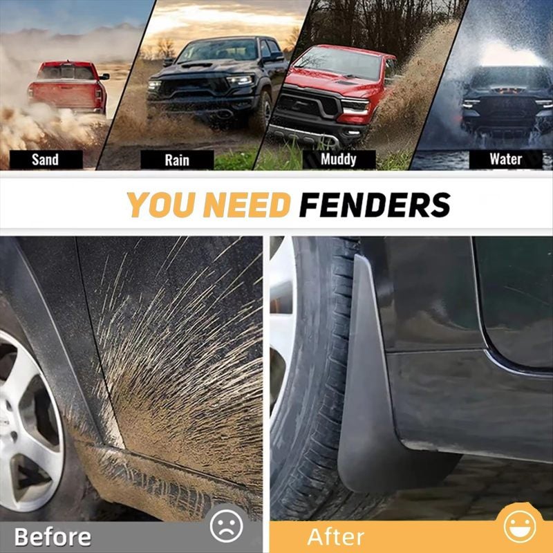 Mud Flaps: 4pcs No Drill Mud Flaps for Mazda CX-5 - Splash Guards for Off-Road Suv Exterior Protection - Image 3