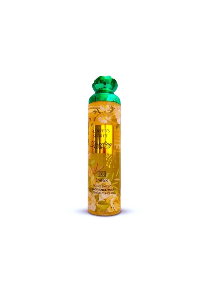Emper Flower's Secret Dazzling Spring Body Mist For Women 250ml  - Image 1