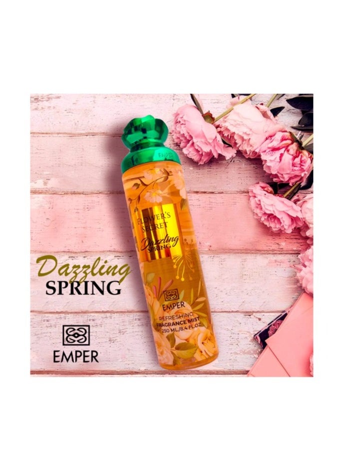 Emper Flower's Secret Dazzling Spring Body Mist For Women 250ml  - Image 3