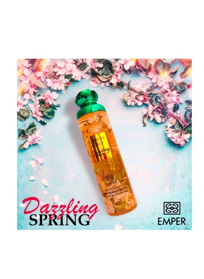 Emper Flower's Secret Dazzling Spring Body Mist For Women 250ml  - Image 4