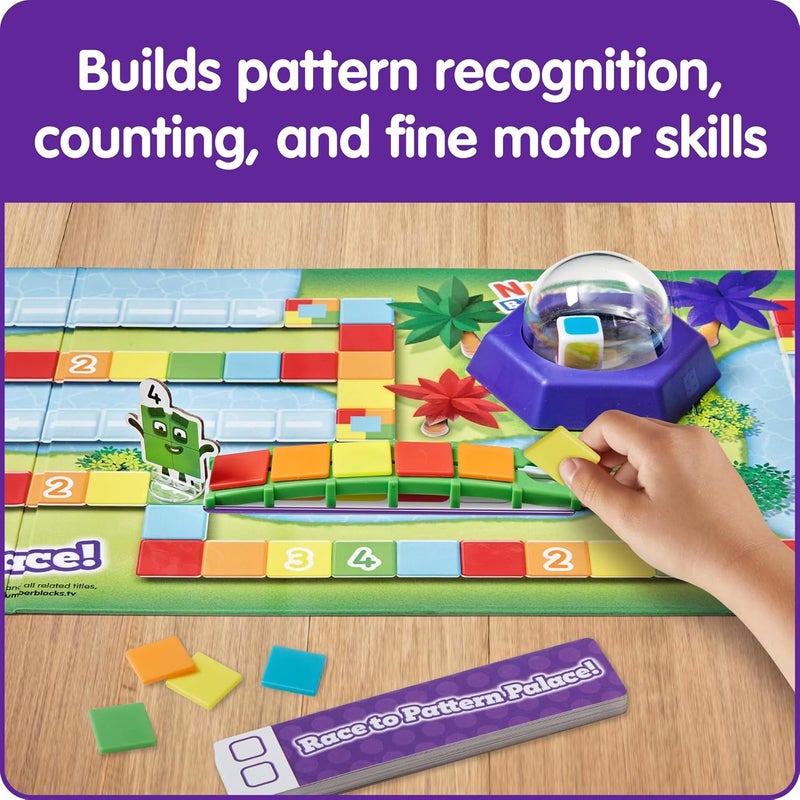 hand2mind Numberblocks Race to Pattern Palace! Board Game, Preschool Math Game for Kids Ages 3-5, Number Toys, Toddler Games, Kindergarten Learning Games, Educational Games for Family Game Night - Image 5