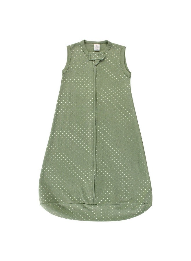 Hudson Baby Unisex Baby Cotton Wearable Sleeping Bag, Sack, Blanket, Sage Floral Sleeveless, 3-9 Months - Image 4